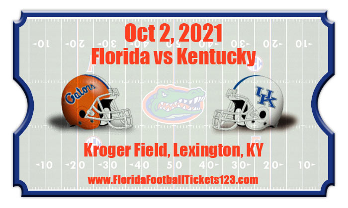 Florida Gators vs Kentucky Wildcats Football Tickets  10/02/21